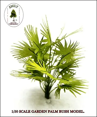 Miniature Garden Dioramas Palm Bushe Model 1/50 Scale.  Emg-051 • $6