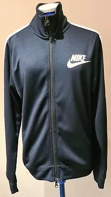 £5.99 • Buy Mens Track Jacket Small Blue Nike Tracksuit Top Training 