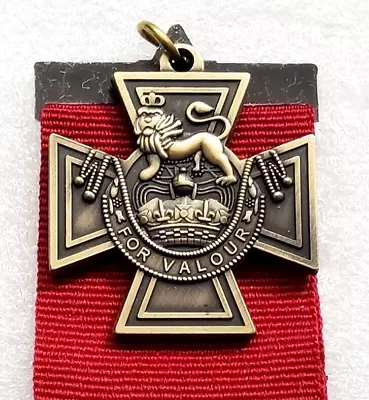 1857 Queen Victoria Cross For Gallantry Repro Award British Military Medal War • $18.54