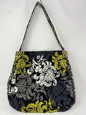 Vera Bradley Baroque Pattern Tote Shoulder Bag Retired Handbag Green & Black • $15