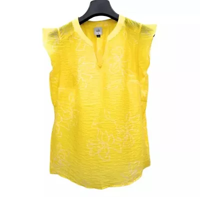 NWT Cabi Spring 2024 Savanna Top Citron Style 6599 Size Large L • $55.99