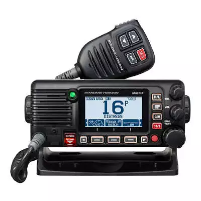 Standard Horizon GX2400B Matrix Black VHF W/AIS Integrated GPS NMEA 2000 30W H • $501.99