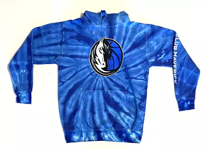 NBA Dallas Mavericks Blue Tie-Dye Hoodie With Round Logo • $21.99
