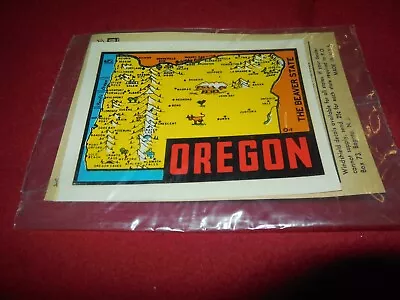 Vintage Oregon State Waterslide Decal Travel Trailer RV Shasta Airstream Spartan • $15