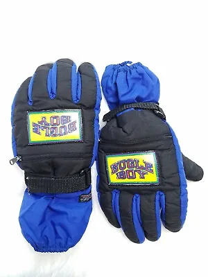 Vintage 80's 90's Thinsulate Bugle Boy Retro Multi-Color Ski Gloves Men's A514 • $14.99
