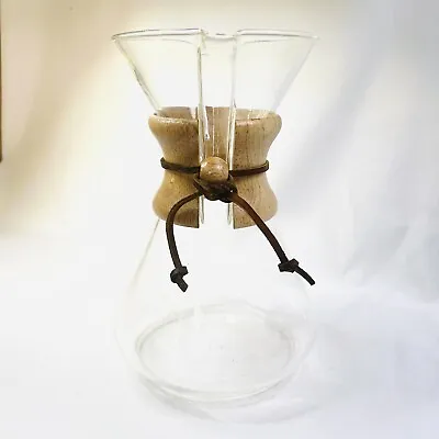 Vtg Chemex Pyrex Glass 9.25in Carafe Pour Over DRIP Coffee Maker 60s • $49.99