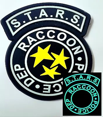 Resident Evil Raccoon City S.T.A.R.S. POLICE DEP. RUBBER PATCH GLOW IN DARK • $5.99