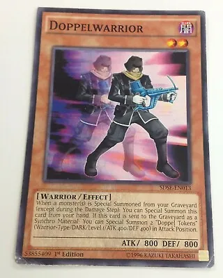 YuGiOh DOPPELWARRIOR Trading Card SDSE-EN013 Common 1st Edition • £9.49