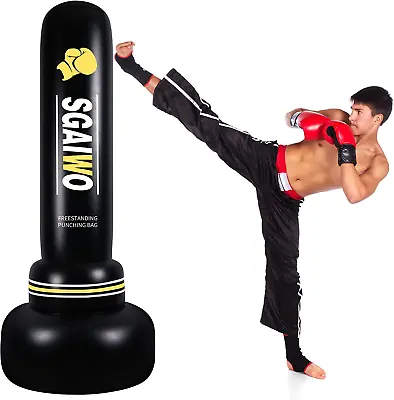 Heavy Punching Bag With Stand For Adults Men- 69  Freestanding  Standing Box... • $48.99