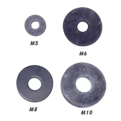 Rubber Mudguard Penny Repair Washer Black Neoprene 10 PACK M5 M6 M8 M10 • £3.69