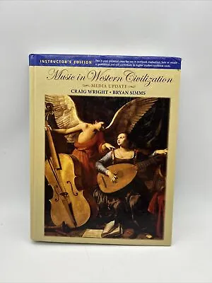 Music In Western Civilization Media Update By Weight/Simms-Instructor’s Edition • $33.75