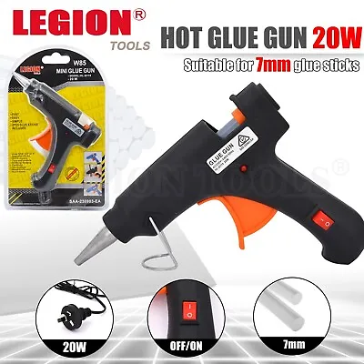 Electric Hot Melt Glue Gun Trigger Adhesive Sticks Craft DIY Hobby Repair 7mm • $18.90