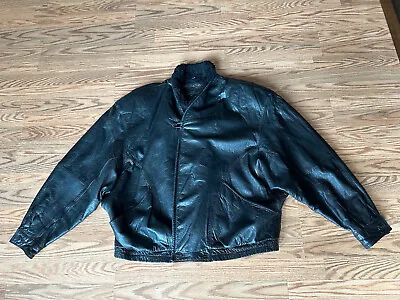 Marc Buchanan Pelle Pelle Leather Jacket Size 44 • $80