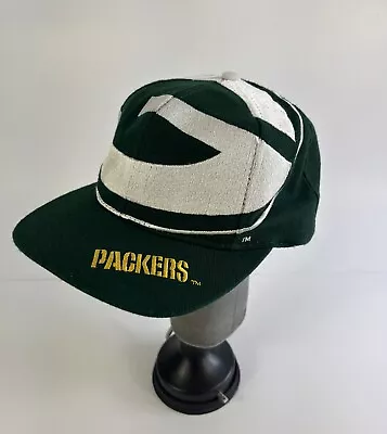 Vintage Green Bay Packers The Game Big Logo Snapback Hat Cap NFL Sports 90s • $212.50