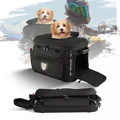 Motorcycle Dog Cat Carrier Portable Pet Carrier Weather-Proof Pet Travel Crate • $189.99