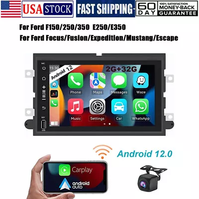 Android 12 Car Stereo Radio Carplay GPS Navi For Ford F150 E-250 E350 Expedition • $125.99