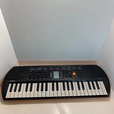 Casio SA-76 44 Key Mini Keyboard  With 100 Tones 50 Rhythms Tested & Working • $31.09