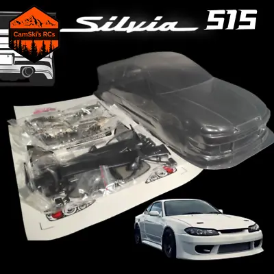 1/10 Nismo Silvia S15 Clear RC Body Shell For MST Yokomo 1/10 RC Drift Cars • $39.98