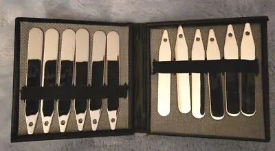 Perry Ellis Mens Collar Stays 12 Piece New! • $12.50