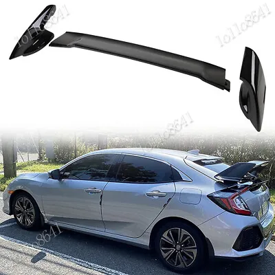 Mugen Style RR Wing Spoiler Glossy Black For 2006-2011 Honda Civic 2Dr Coupe • $77.33