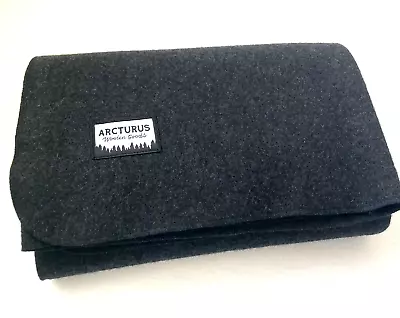 $49.99 • Buy ARCTURUS Military Wool Blanket Charcoal Gray 4.5 Lbs  64  X 88  Heavy Duty NEW
