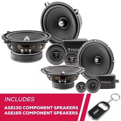 Focal ASE130 5.25  2-Way Component Speaker & ASE165 6.5  2-Way Component Speaker • $399.98