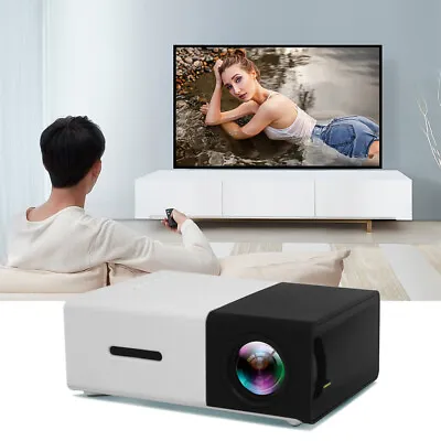 LED Mini Projector 1080P HD Video Player Office Home Theater Cinema HDMI/USB/TF • $72.55