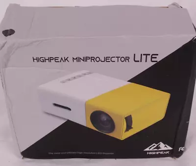 Highpeak Mini Projector LITE - Black White • $23.74