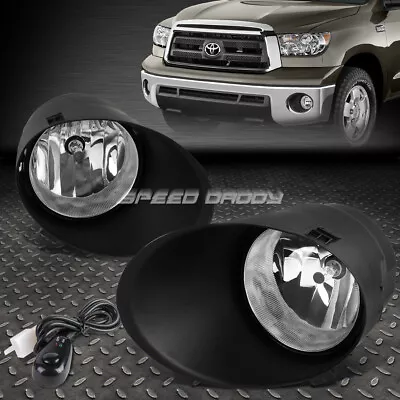 For 07-13 Toyota Tundra Pickup Clear Lens Oe Driving Pair Fog Light Lamp+switch • $40.88