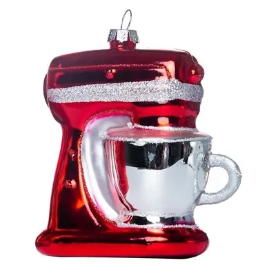 Retro KitchenAid Food Mixer Ornament Kitchen Chef Cooking Cook Pastry Cake Red • £26.07