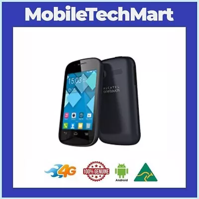 UNLOCKED ◉ Alcatel ◉ Pop C1 - Bluish Black ◉ Android 512 MB RAM 4 GB Storage ◉ • $49