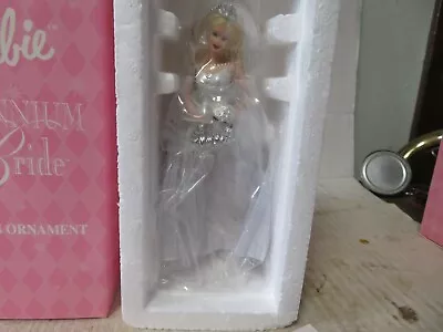 2000 Avon BARBIE Millennium Bride Porcelain Keepsake Doll Holiday Ornament • $8.95