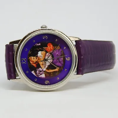 I Love Lucy Purple Tone Bnad Quartz Analog Women's Watch New Battery • $18.99