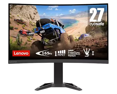 $389 • Buy NEW Lenovo 27  Full HD 165Hz Curved Gaming Monitor  1ms 1920x1080 2 X HDMI +DP