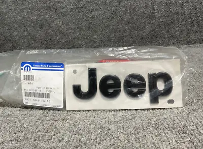 2018 - 2023 Jeep Compass Black Letters Hood Emblem Badge Nameplate 68373068AA* • $52.02