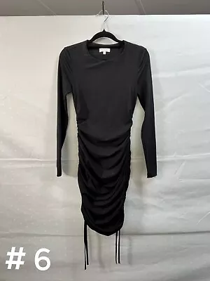 Kookai Women's Black Ribbed Stretch Dress - Size 34-36 - Item#6 • $35