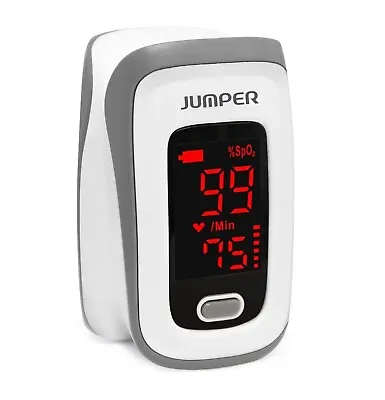 Jumper Medical  LED Fingertip Pulse Oximeter For Oxygen Level & Pulse • £12.90