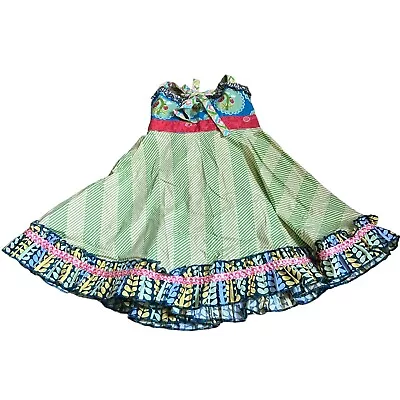 Matilda Jane Girls Size 4 Yrs Ellie Style Tank Halter Knot Dress Sundress Spring • $36.12