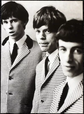 The Rolling Stones Poster Page . 1963 Mick Jagger Keith Richards Bill Wyman . R5 • $9.93