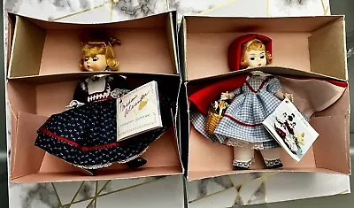 8” Madame Alexander “ Red Riding Hood” & “Dolly” With Original Boxes And Tags • $28.55