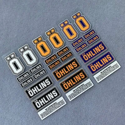 OHLINS Moto Sticker Reflective Modified Decoration Motorcycle Waterproof Decal • $9