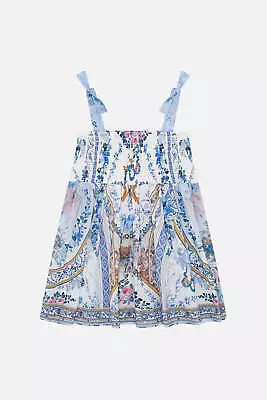 Camilla Season Of The Siren Babies Dress With Shirring Girls Sun Dress • $89.40