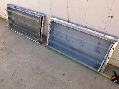 $159.95 • Buy (1) Vintage Jalousie 4-Panel Crank Out Camper Trailer Window Cardinal