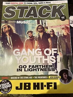 Stack Magazine Issue 209 Aug ‘17 Gang Of Youths  QOTSA Preatures Jen Cloher • $9