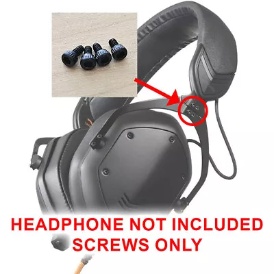 Replacement Hinge Screws For V-MODA Crossfade M-100 M-200 XS Headphones 6pcs • $4.99