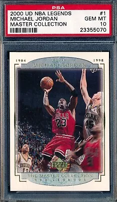 Michael Jordan 2000 Upper Deck Legends Master Collection #/200 Psa 10 Card #1! • $699.99