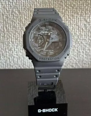 Casio G-Shock GA-2100CA-8AJF Grey CAMO Resin Men's Wristwatch From Japan • $164.67