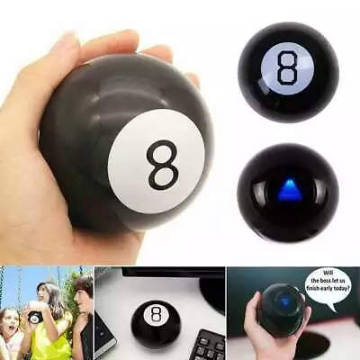 Retro Magic 8 Ball Decision Mystic Making Fortune Telling Cool Toy Gift Boxed • £9.98