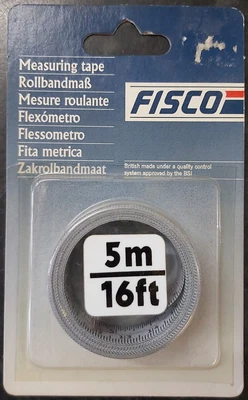 FISCO Tape Measure Replacement 5m/ 16ft • £6.50