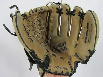 Mizuno Power Close GPP 1102 Baseball Glove-11 Inches-Leather-Basket Web-GUC • $25